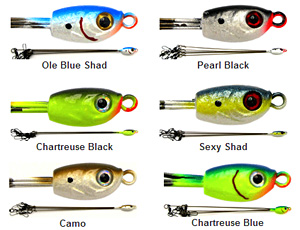 thumbnail image 2 of Alabama Umbrella Fishing Rig - 5 Arm Bass Lure With 4 Blades, 18cm 1/2 Oz Swimming Bait 2 of 4
